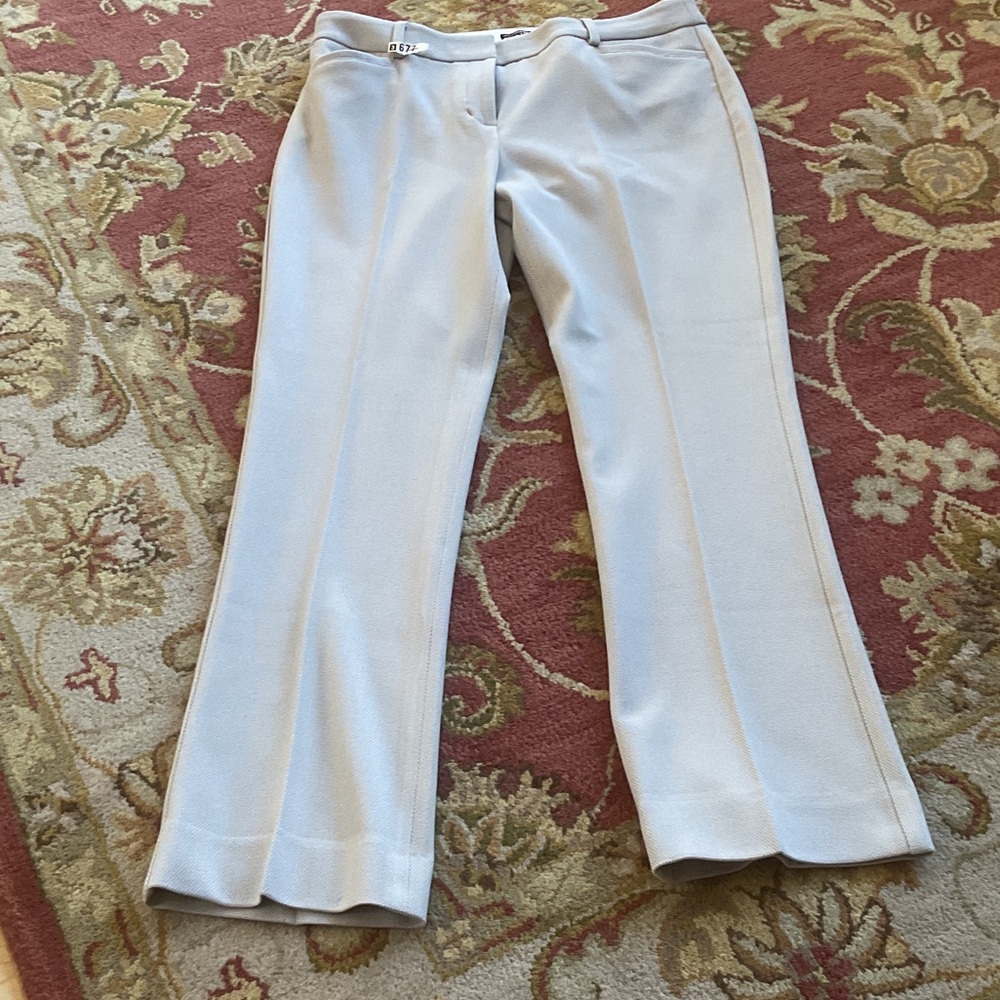 Express Light Cream Flare Pants